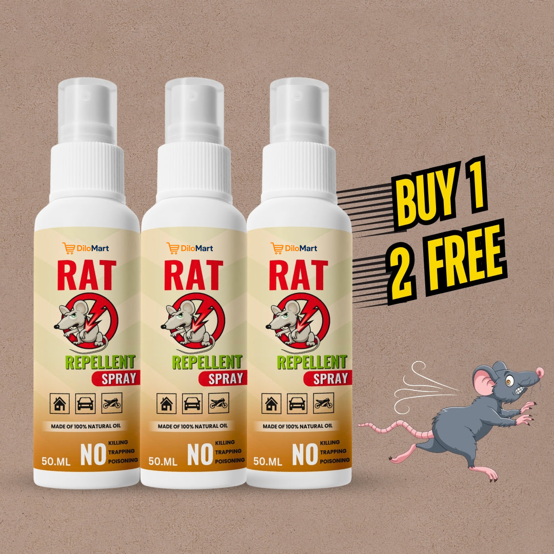 Dilomart Rat Repellent Spray – Safe, Effective, and Eco-friendly.